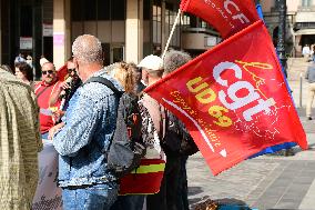 CGT Protesters For Peace In France