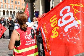 CGT Protesters For Peace In France