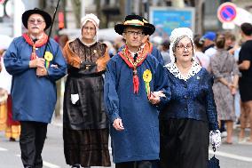 People At The World Banner Festival