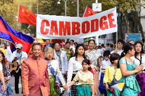 People At The World Banner Festival