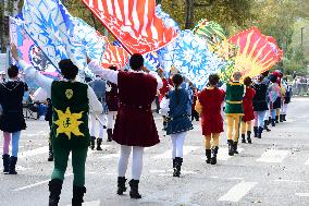 People At The World Banner Festival