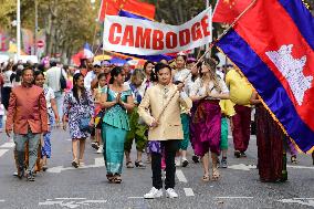 People At The World Banner Festival