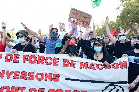 Protesters Against The Government Of Michel Barnier