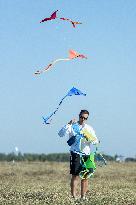 Kite Festival At Tempelhofer Feld In Berlin