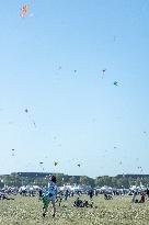 Kite Festival At Tempelhofer Feld In Berlin