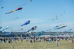 Kite Festival At Tempelhofer Feld In Berlin