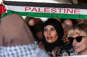 Protest In Support Of Palestinians In Rome