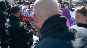 Pro Life "March For Life" Demo And Counter Demo In Cologne