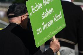 Pro Life "March For Life" Demo And Counter Demo In Cologne