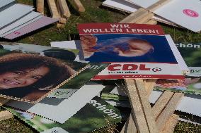 Pro Life "March For Life" Demo And Counter Demo In Cologne