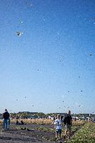 Kite Festival At Tempelhofer Feld In Berlin