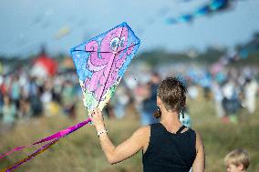 Kite Festival At Tempelhofer Feld In Berlin