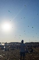 Kite Festival At Tempelhofer Feld In Berlin