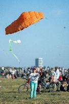 Kite Festival At Tempelhofer Feld In Berlin