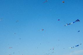 Kite Festival At Tempelhofer Feld In Berlin