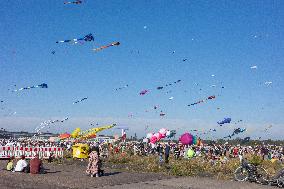 Kite Festival At Tempelhofer Feld In Berlin