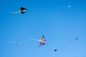 Kite Festival At Tempelhofer Feld In Berlin