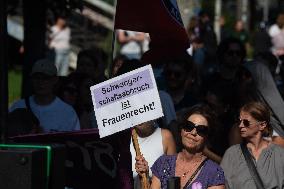 Pro Life "March For Life" Demo And Counter Demo In Cologne