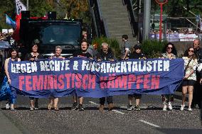 Pro Life "March For Life" Demo And Counter Demo In Cologne