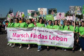 Pro Life "March For Life" Demo And Counter Demo In Cologne