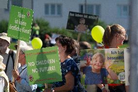 Pro Life "March For Life" Demo And Counter Demo In Cologne