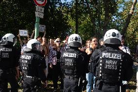 Pro Life "March For Life" Demo And Counter Demo In Cologne