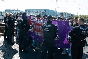 Pro Life "March For Life" Demo And Counter Demo In Cologne