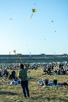 Kite Festival At Tempelhofer Feld In Berlin