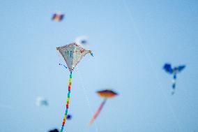 Kite Festival At Tempelhofer Feld In Berlin