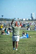 Kite Festival At Tempelhofer Feld In Berlin