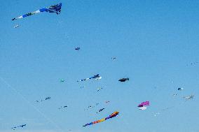 Kite Festival At Tempelhofer Feld In Berlin