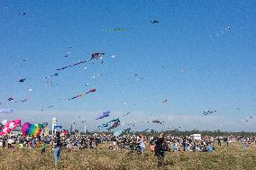 Kite Festival At Tempelhofer Feld In Berlin