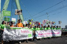 Pro Life "March For Life" Demo And Counter Demo In Cologne