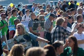 Pro Life "March For Life" Demo And Counter Demo In Cologne