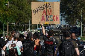 Pro Life "March For Life" Demo And Counter Demo In Cologne