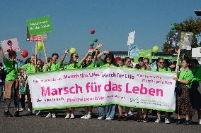 Pro Life "March For Life" Demo And Counter Demo In Cologne