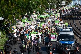 Pro Life "March For Life" Demo And Counter Demo In Cologne