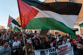 Protest In Support Of Palestinians In Rome