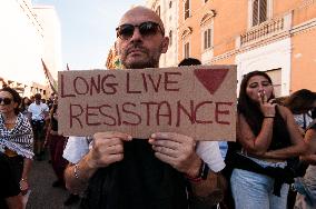 Protest In Support Of Palestinians In Rome