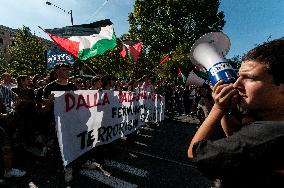 Protest In Support Of Palestinians In Rome