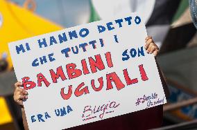 Protest In Support Of Palestinians In Rome