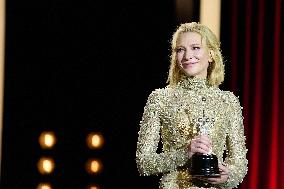 Cate Blanchett - Donostia Award Ceremony - 72nd San Sebastian Film Festival