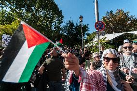 Protest In Support Of Palestinians In Rome