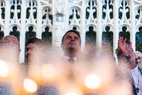 Emmanuel Macron on visit in Chartres for European Heritage Days