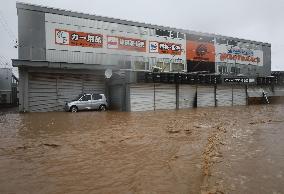 Heavy rain in Noto area