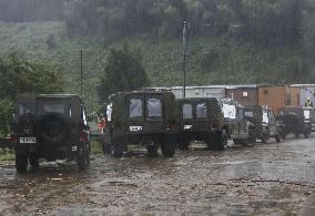 Heavy rain in Noto area