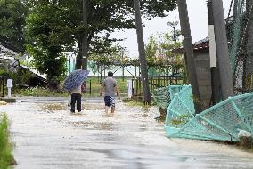 Heavy rain in Noto area