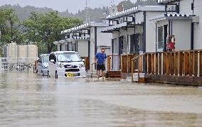 Heavy rain in Noto area