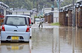 Heavy rain in Noto area