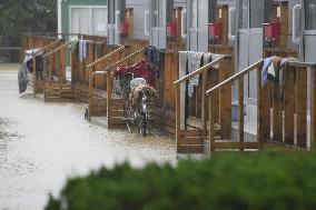 Heavy rain in Noto area